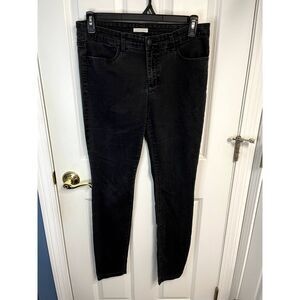Eileen Fisher Black Skinny Jeans Jeggings Size 12